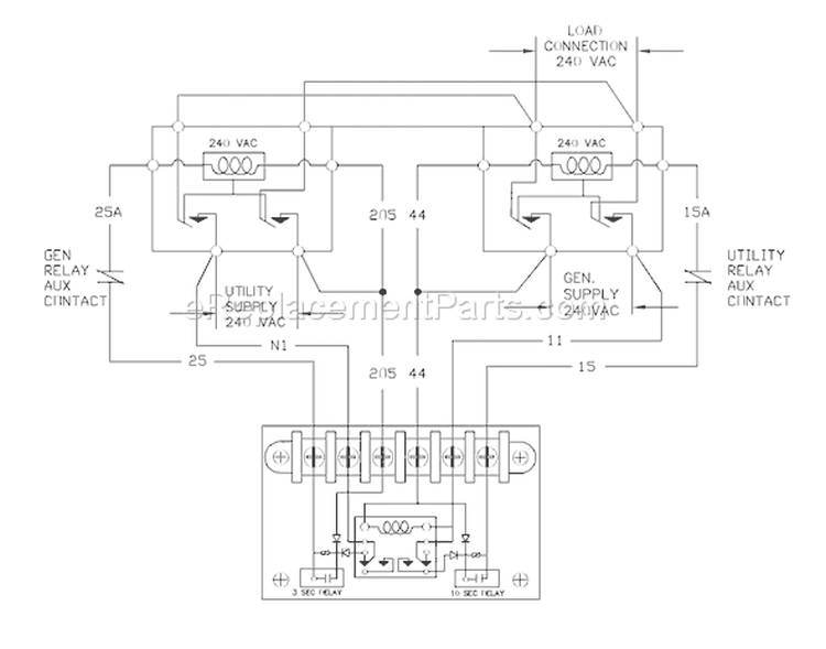 Page E Diagram and Parts List for 1678-0  Briggs and Stratton Generator